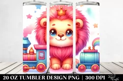 Vibrant Cute Baby Lion | 20 Oz Tumbler Product Image 2