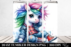 Revolted Baby Unicorn Model | 20 oz Tumbler Product Image 2