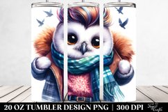 Baby Owl Posing 20 Oz Tumbler Product Image 2