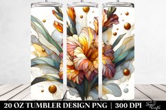 Stained Gladiolus | 20 Oz Tumbler Product Image 2