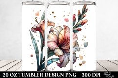 Stained Gladiolus | 20 Oz Tumbler Product Image 2