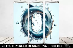 Shiny Tumbler With Dolphin Monogram | 20 Oz Tumbler Product Image 2