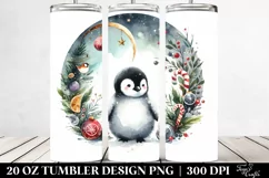 Christmas Penguin | 20 oz Tumbler Product Image 2