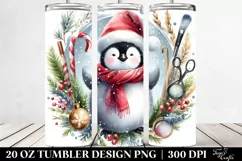 Christmas Penguin | 20 oz Tumbler Product Image 2