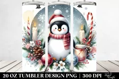 Christmas Penguin | 20 oz Tumbler Product Image 2
