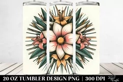 Vintage Tropical Sun | 20 oz Tumbler Product Image 2