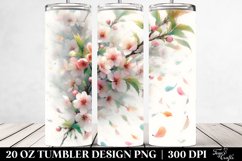 Tumbling Design with Spring Petals in the Wind | 20 Oz Product Image 2