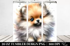 Enthusiastic Pomeranian | 20 oz Tumbler Product Image 2