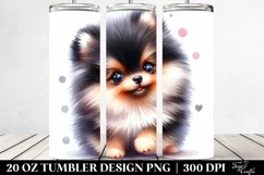 Enthusiastic Pomeranian | 20 oz Tumbler Product Image 2