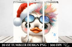 Enthusiastic Baby Swan with Christmas Decor Product Image 2