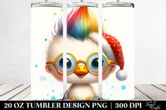 Enthusiastic Baby Swan with Christmas Decor Product Image 2