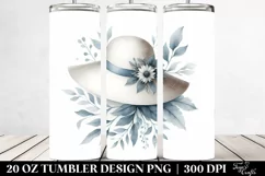 Washed Watercolor Simple HAT 20 oz Tumbler Product Image 2