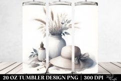 Washed Watercolor Simple HAT 20 oz Tumbler Product Image 2