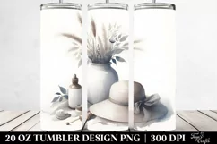 Washed Watercolor Simple HAT 20 oz Tumbler Product Image 2