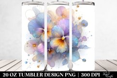 Shiny Pansy | 20 oz Tumbler Product Image 2