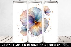 Shiny Pansy | 20 oz Tumbler Product Image 2