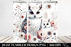Digital Painting OWL 20 oz Tumbler Product Image 2