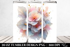 Glossy Begonia Clipart 20 Oz Tumbler Product Image 2
