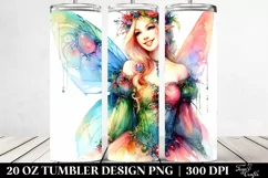 Fairy Smiling Dressed | 20 oz Tumbler Product Image 2
