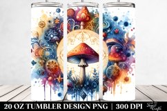 Magical Celestial Mushroom Clipart 20 Oz Tumbler Product Image 2