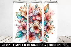 sWooden Stained Cherry Blossom | 20 oz Tumbler Product Image 2