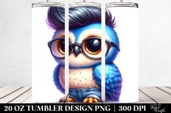 Baby Owl Sitting 20 Oz Tumbler Product Image 2