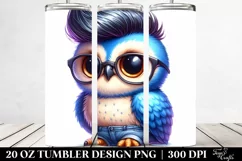 Baby Owl Sitting 20 Oz Tumbler Product Image 2