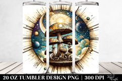 Wooden Stained Mystical Mushroom | 20 oz Tumbler Product Image 2