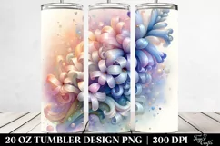 Abstract Pastel Hyacinth Art 20 Oz Tumbler Product Image 2