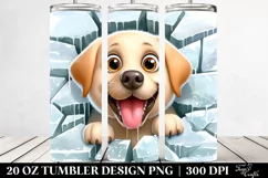 Enthusiastic Labrador Retriever | 20 Oz Tumbler Product Image 2