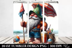 Detailed Digital Painting Pastel Gnome | 20 oz Tumbler Product Image 2