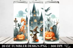 Simple Funny Halloween Clipart, High-Res 20 Oz Tumbler Product Image 2