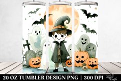 Simple Funny Halloween Clipart, High-Res 20 Oz Tumbler Product Image 2