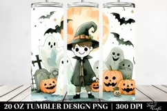 Simple Funny Halloween Clipart, High-Res 20 Oz Tumbler Product Image 2