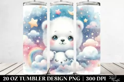 Cute Baby Polar Bear 20 Oz Tumbler Product Image 2