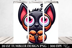 Colorful Cartoon Malinois | 20 Oz Tumbler Product Image 2
