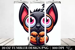 Colorful Cartoon Malinois | 20 Oz Tumbler Product Image 2