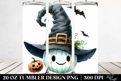 Simple Funny Halloween Clipart, Hat 20 Oz Tumbler Product Image 2