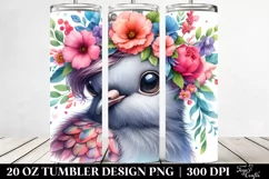 Baby Dove with Cool Haircut, PNG Product Image 2
