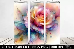 Abstract Vibrant Pastel Rose | 20 oz Tumbler Product Image 2