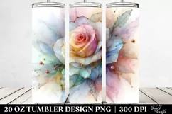 Abstract Vibrant Pastel Rose | 20 oz Tumbler Product Image 2