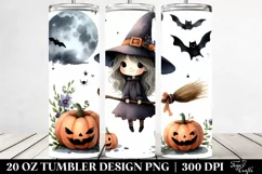 Simple Funny Halloween Clipart, High-Res 20 Oz Tumbler Product Image 2