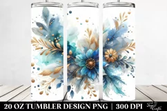 Colorful Watercolor Particles | 20 oz Tumbler Product Image 2