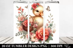Baby Duck Boho Begonia 20 Oz Tumbler Product Image 2