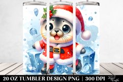 Excited Baby Seal for Christmas Clipart, High-Res 20 Oz Product Image 2