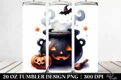 Simple Funny Halloween Clipart, High-Res 20 Oz Tumbler Product Image 2