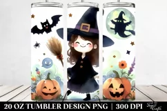 Simple Funny Halloween Clipart, High-Res 20 Oz Tumbler Product Image 2