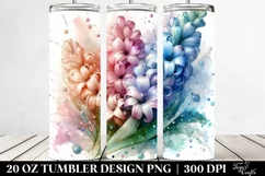 Abstract Pastel Hyacinth Art 20 Oz Tumbler Product Image 2