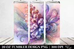 Abstract Pastel Hyacinth Art 20 Oz Tumbler Product Image 2