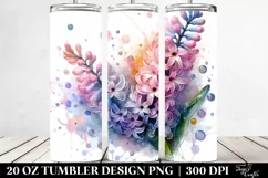 Abstract Pastel Hyacinth Art 20 Oz Tumbler Product Image 2
